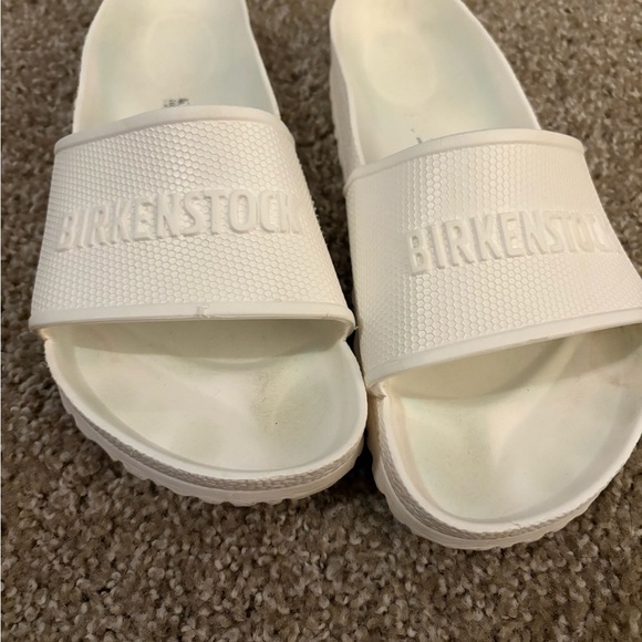Birkenstock Barbados Eva White Mules - Picture 4 of 5